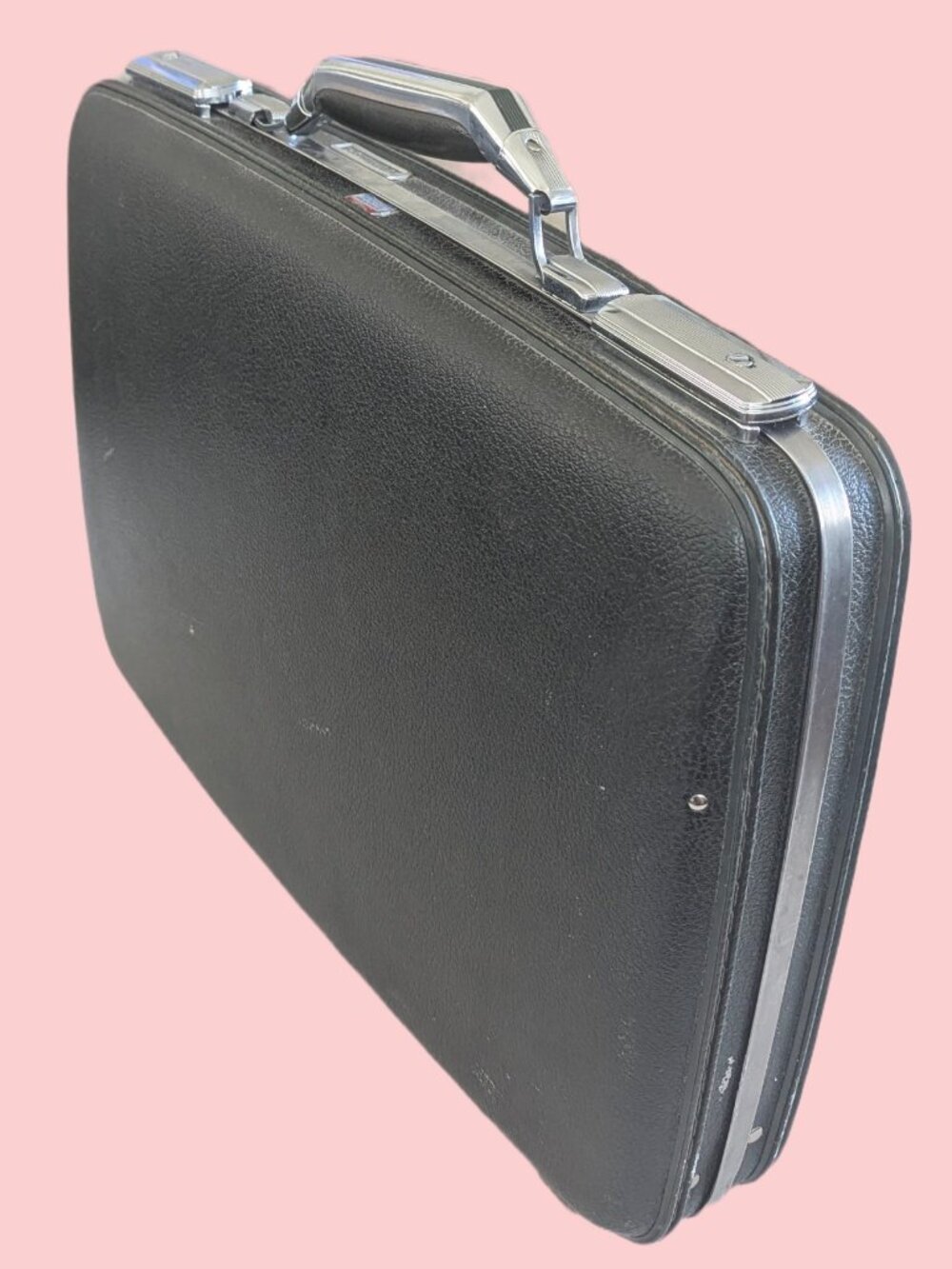 SLIM - Vintage American Tourister Hard-shell locking Briefcase